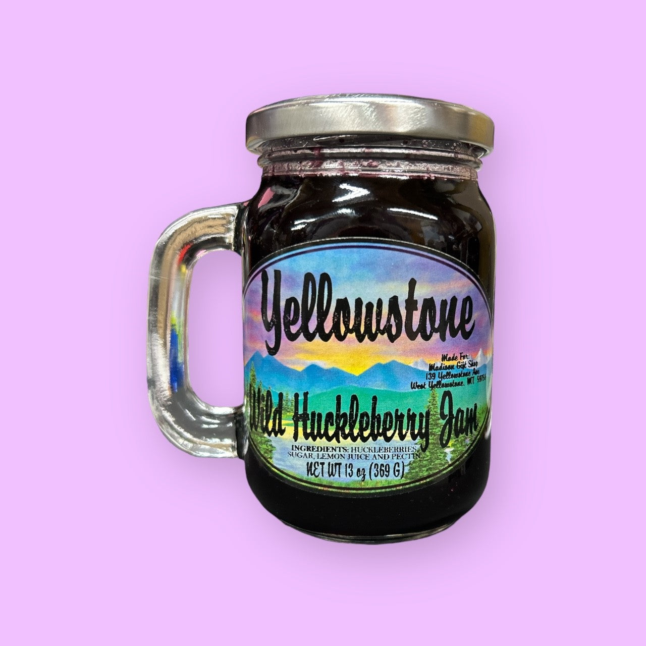 Wild Huckleberry Jam 13 oz.       #J13-01
