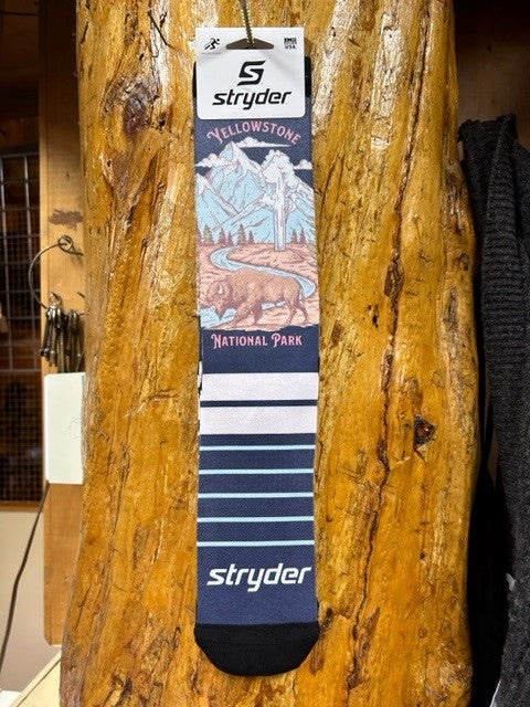 Yellowstone Blue 150 Years Socks