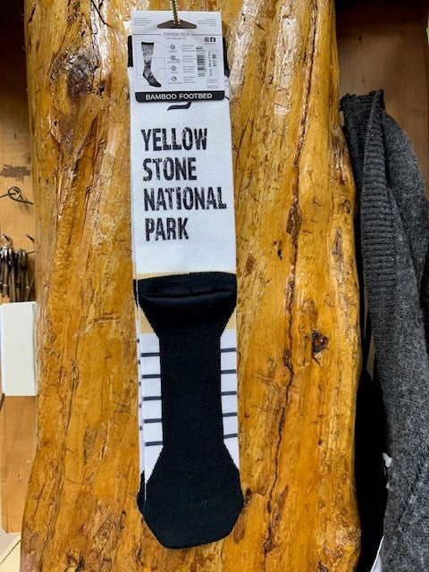 Yellowstone Bison Face Socks