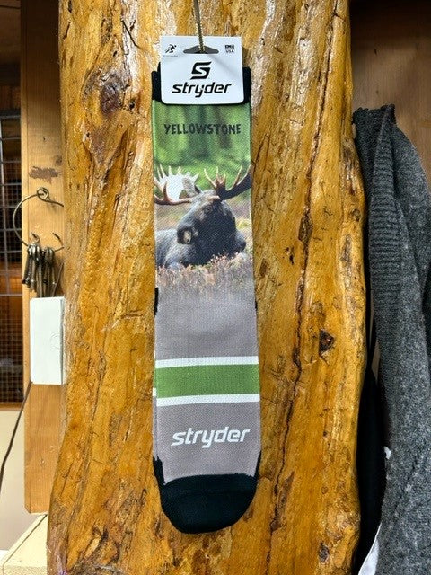 Yellowstone Moose Green Socks