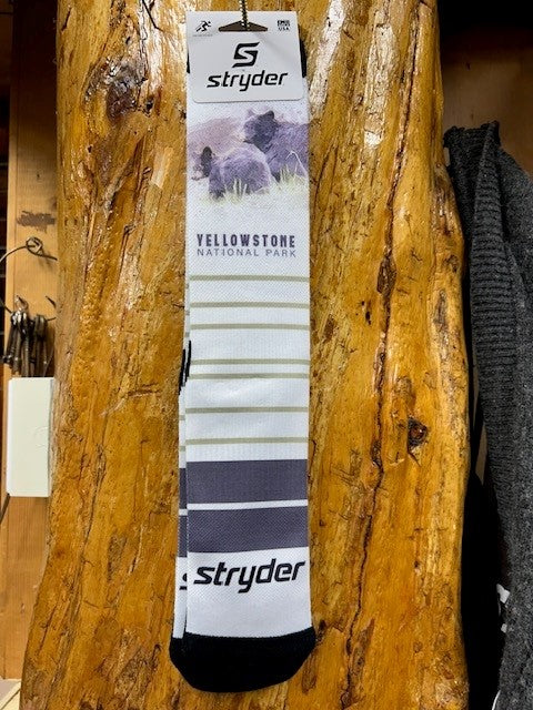 Yellowstone Watercolor Bears Socks