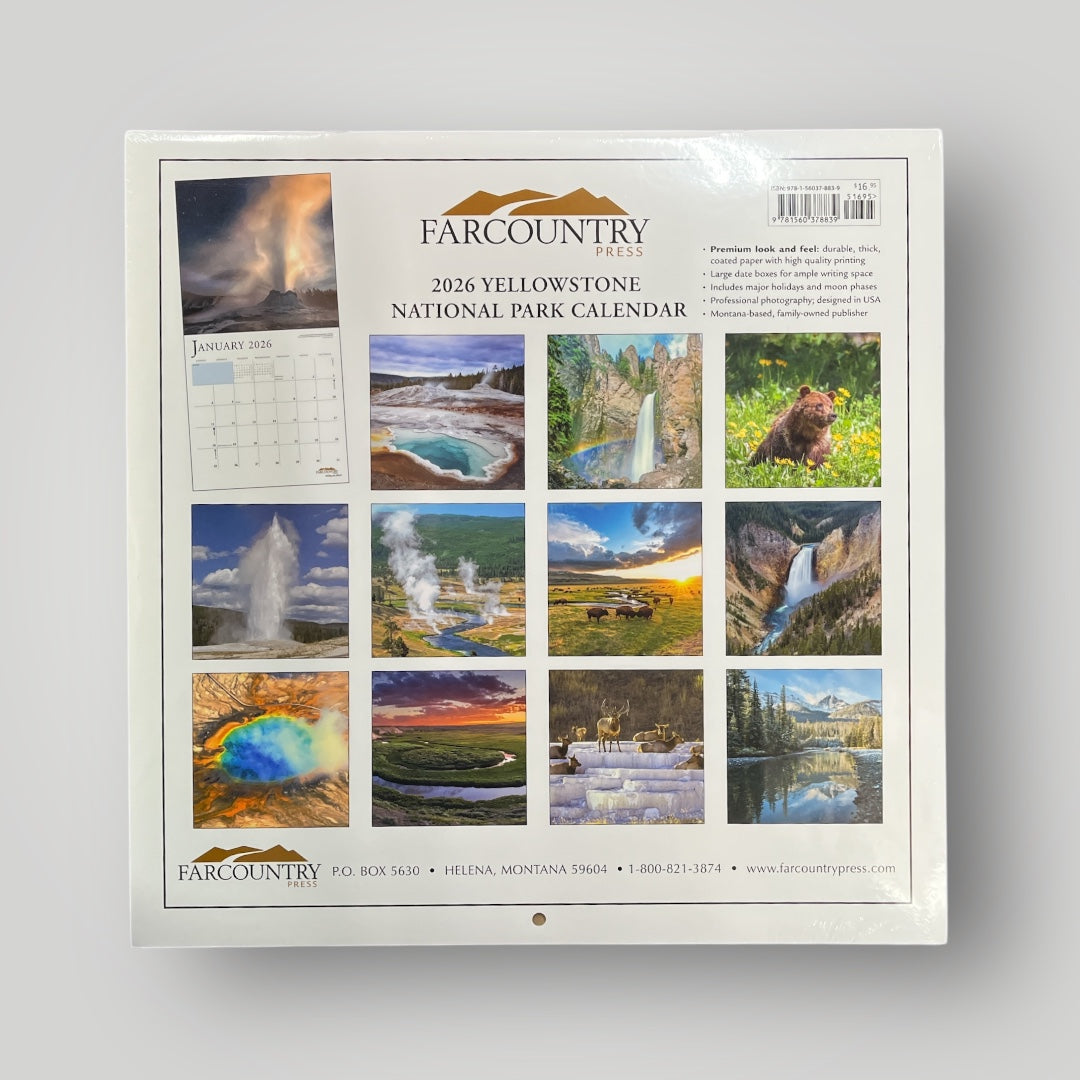 2026 Yellowstone Calendar