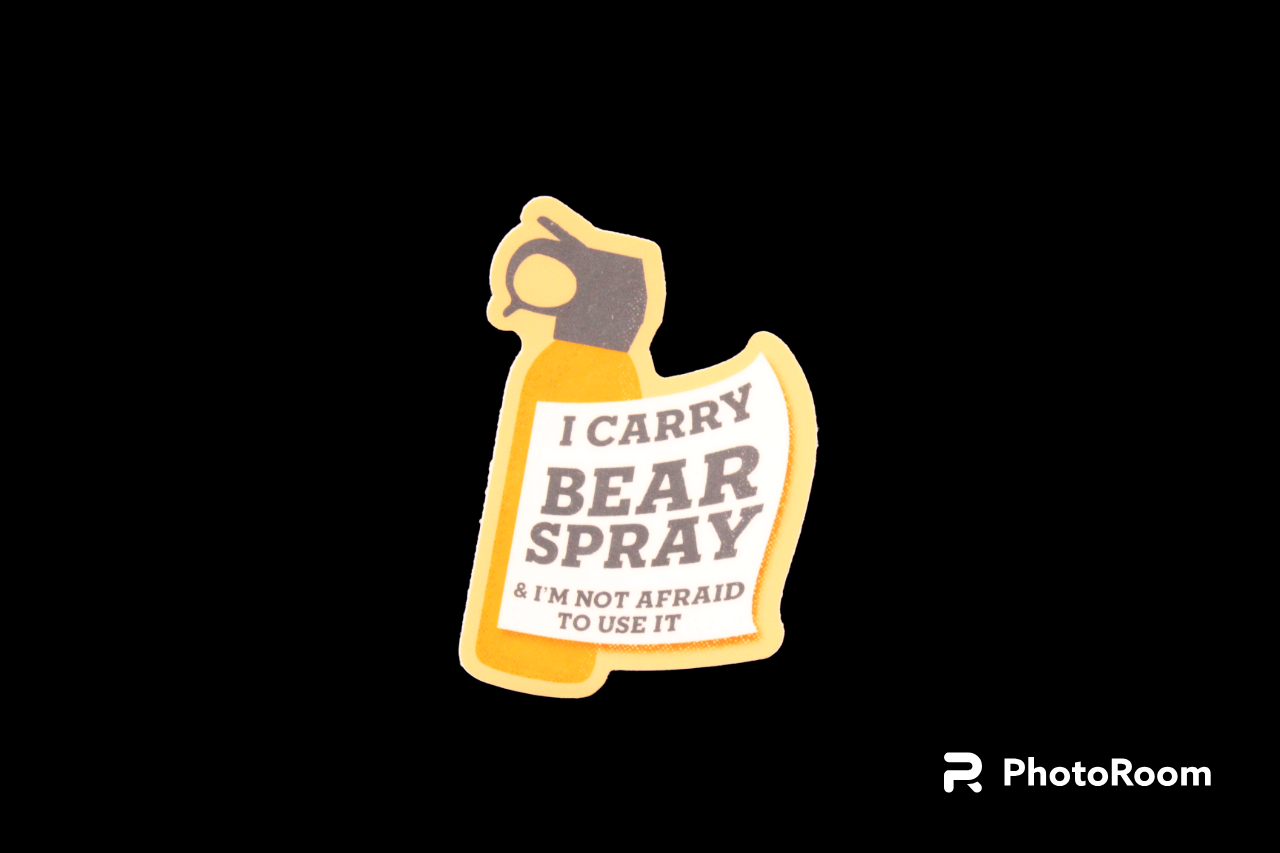 Bear Spray Sticker