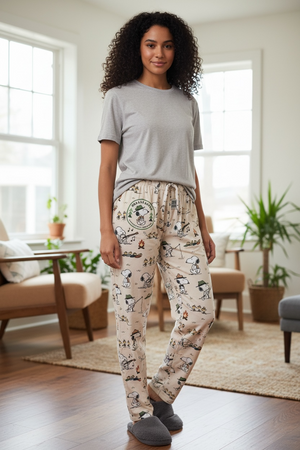Snoopy Camping Badge Lounge Pants            7849