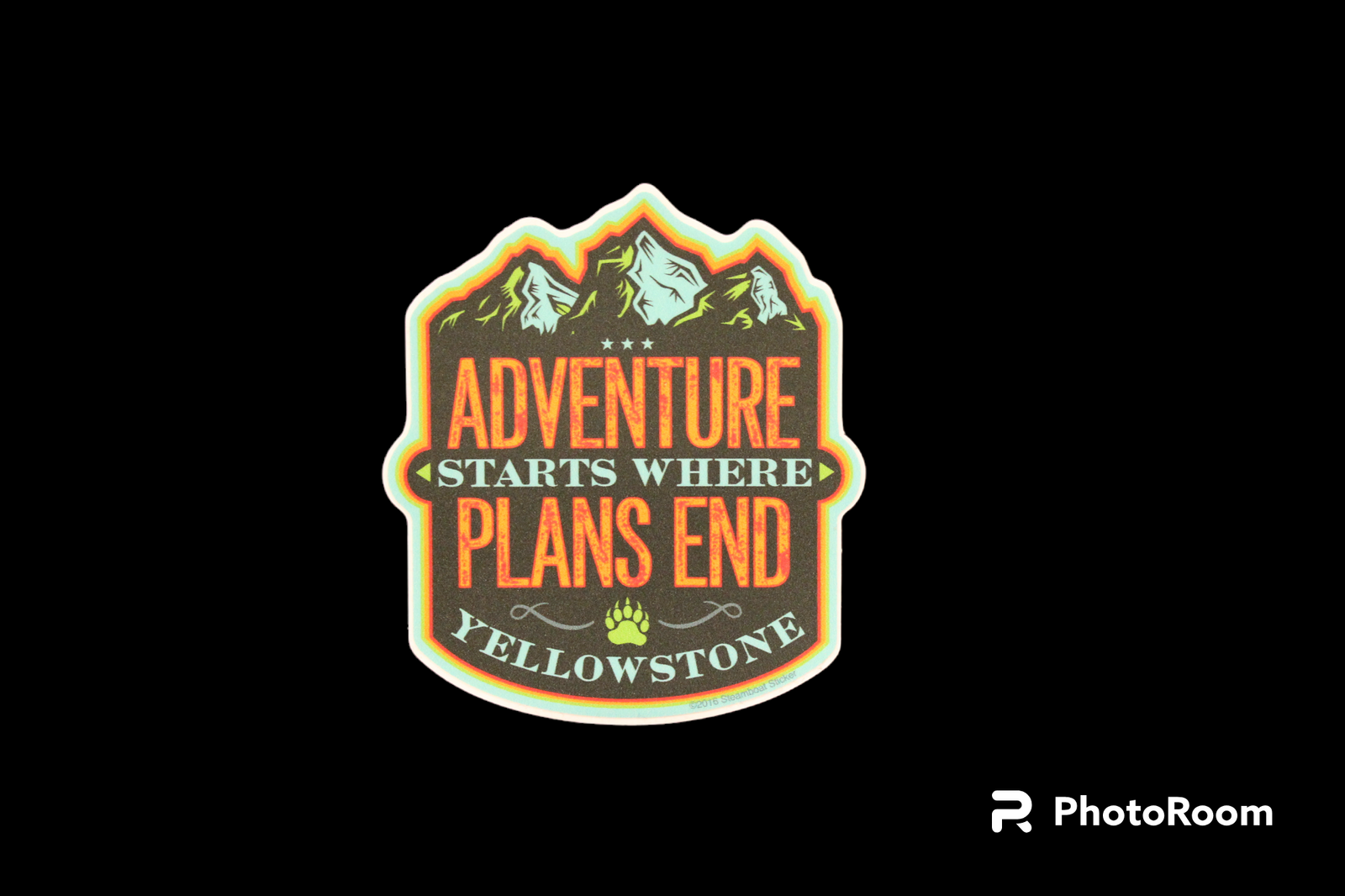 Adventure Starts Sticker