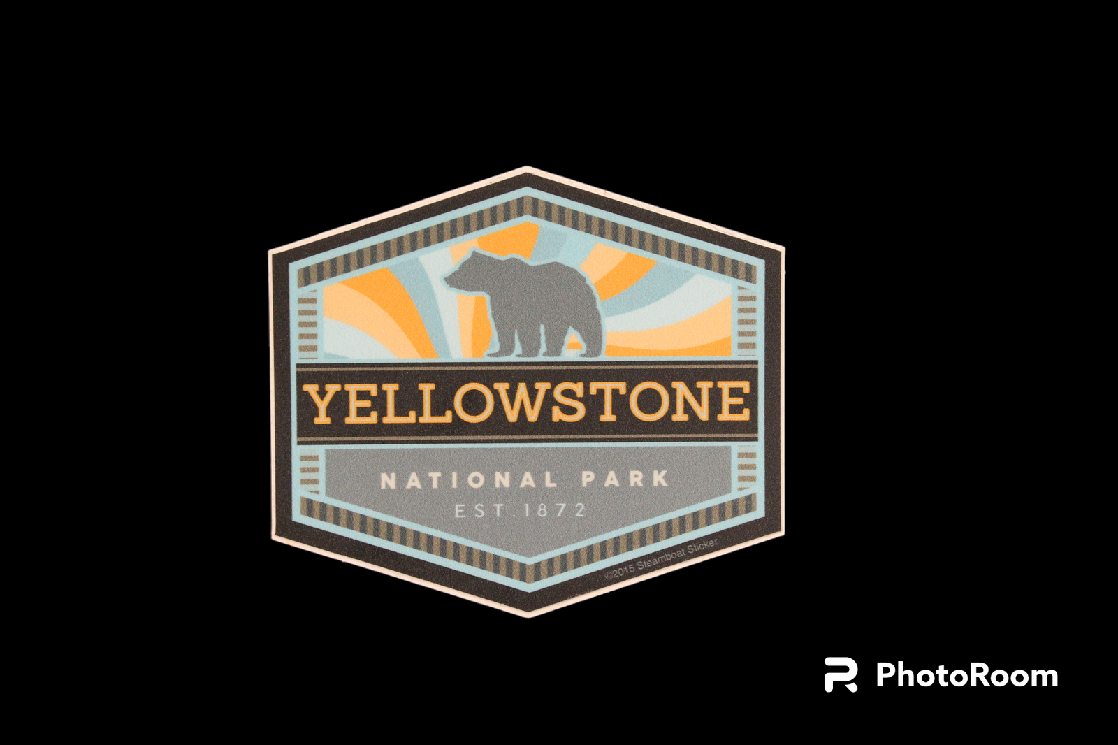 Bear Hex Swirl Sticker