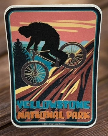 Bigfoot Mtn Bike Sticker