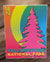 Halftone Pine Sticker