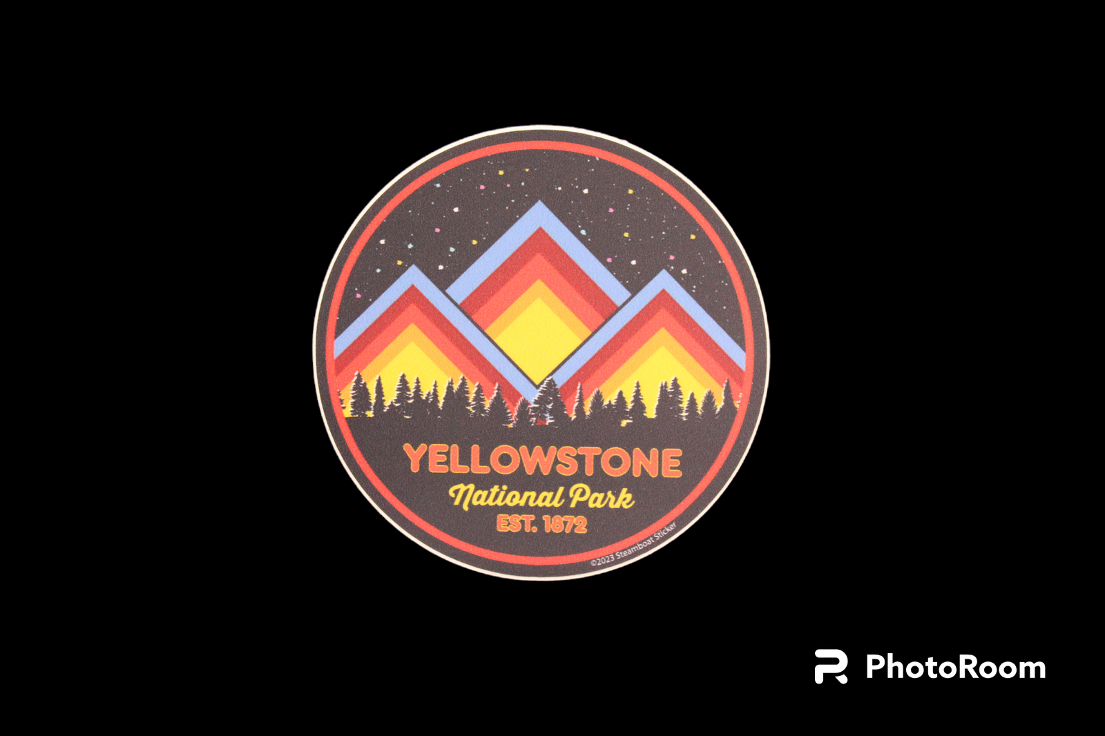 Midnight Mountains Sticker