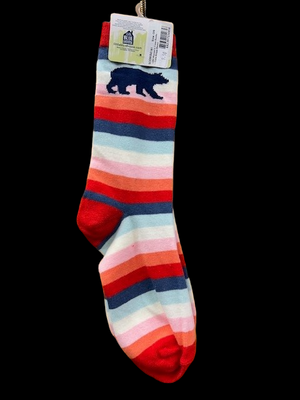 Cute Stripe Bear Socks
