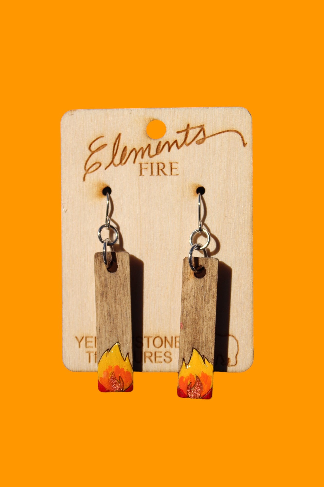 Earrings Large Fire