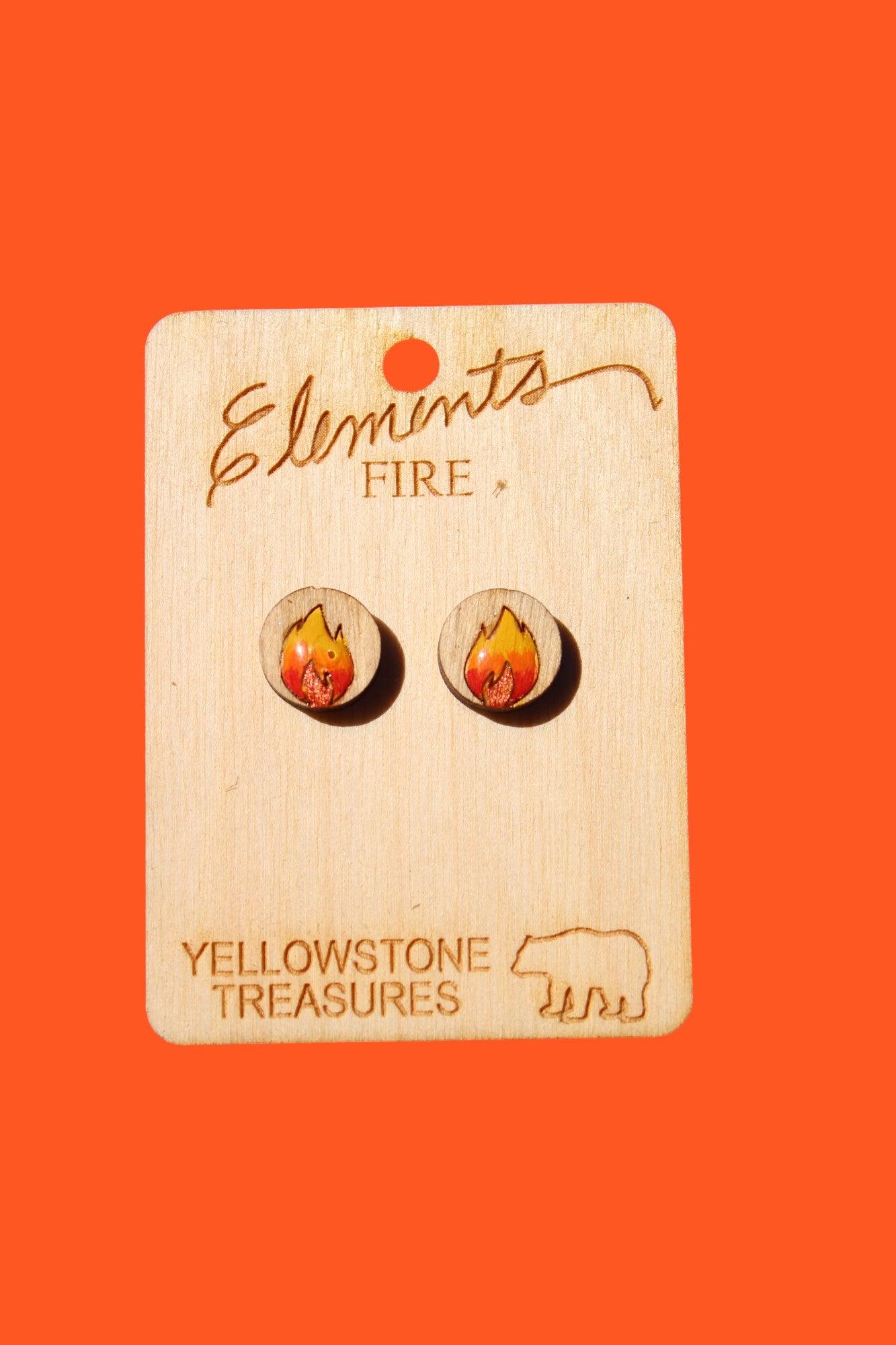 Earrings Small Fire