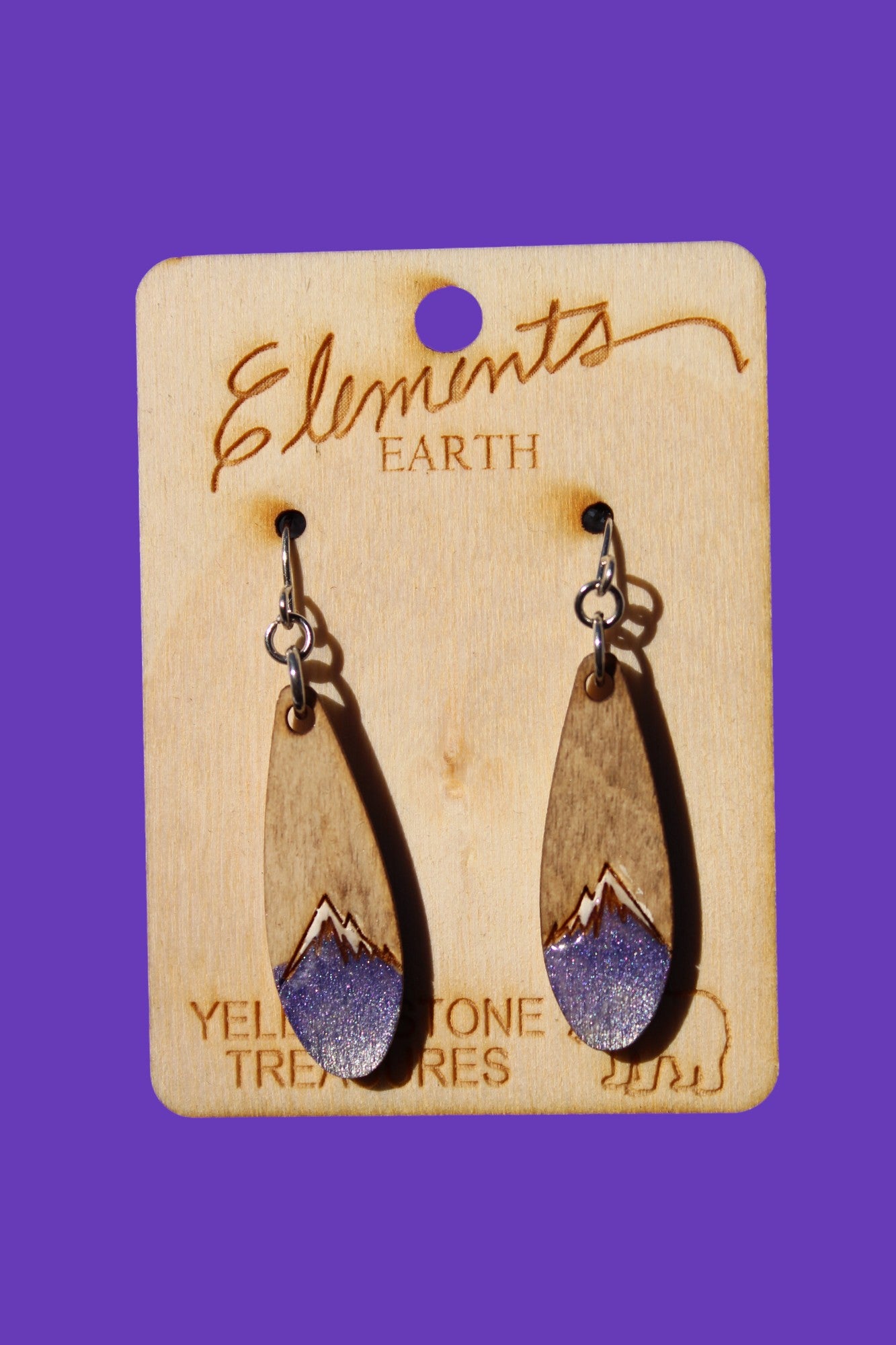 Large Earth Earrings                   #E07ER