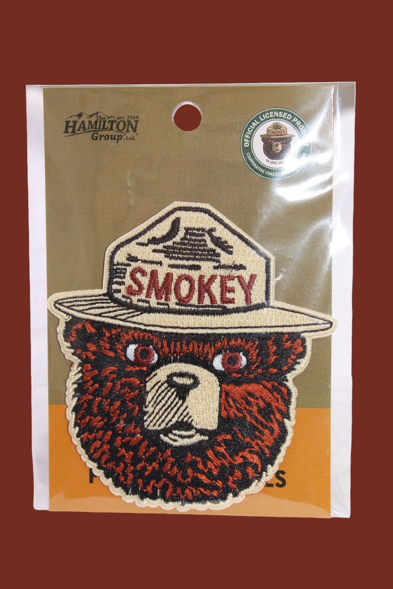 Smokey Bear Face Patch          #SB895-9936