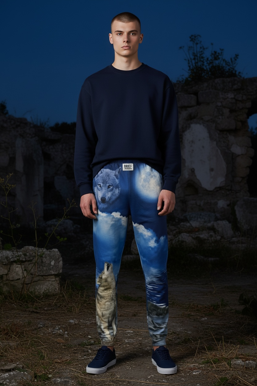 Howling Wolf Lounge Pants                        7410P