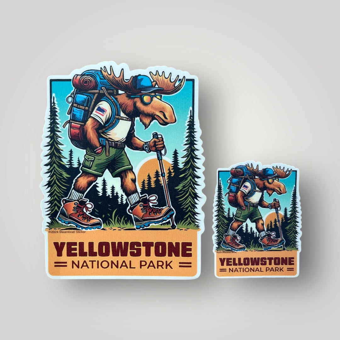 Moose Packer Sticker