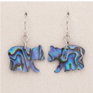 Bear Cub Earrings or Necklace