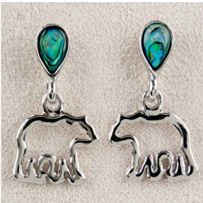 Bear Spirit Earrings or Necklace