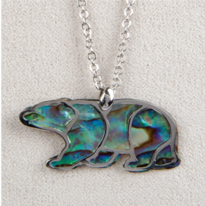 Bear Filigree Earrings or necklace