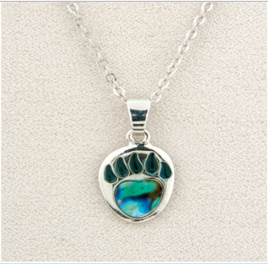 Bear Paw Dangle Earrings or Necklace