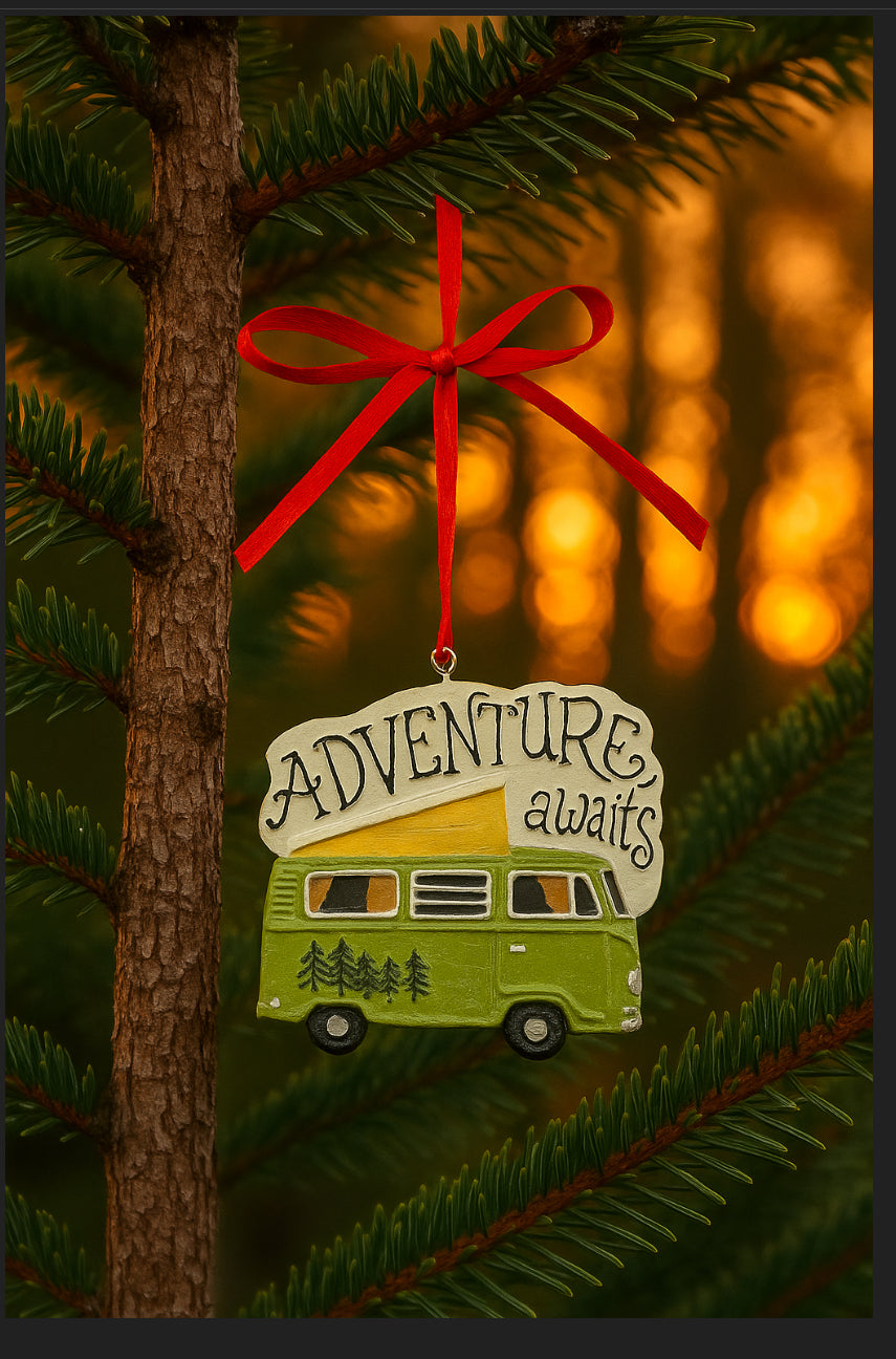 Camper Van Adventure Ornament                #GFT4265