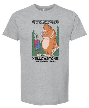 Grey Funny Tourist T-Shirt