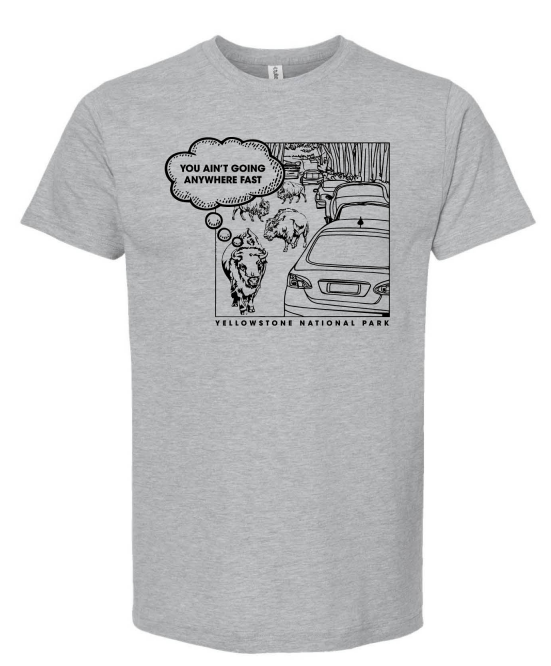 Grey Bison Traffic T-Shirt