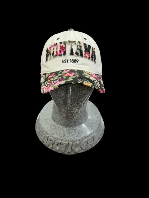 Montana Ladies Floral Baseball Cap