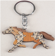 Horse Jigsaw Keychain          #6161612