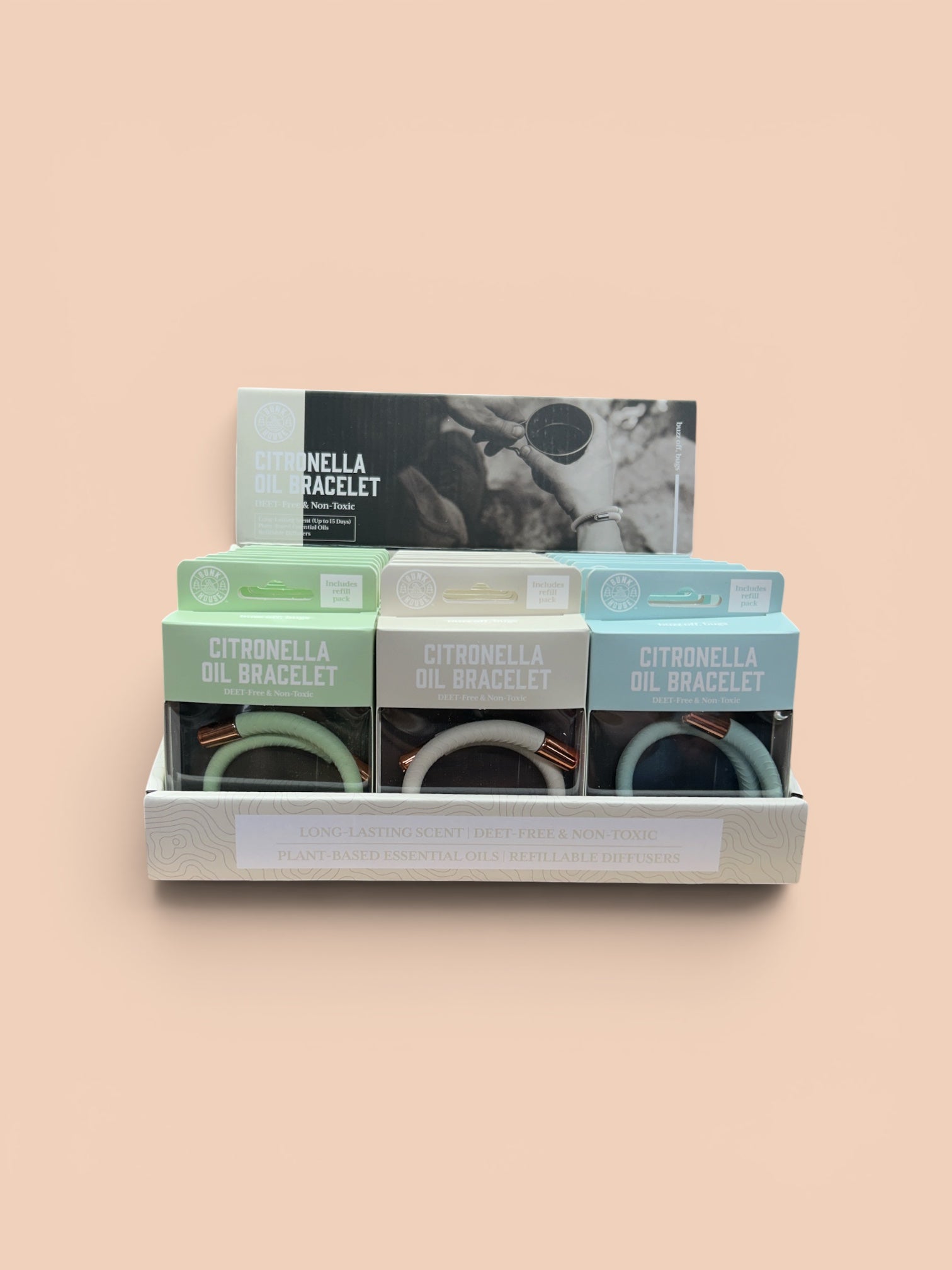 Bunk House Citronella Oil Bracelet         BHMRB24