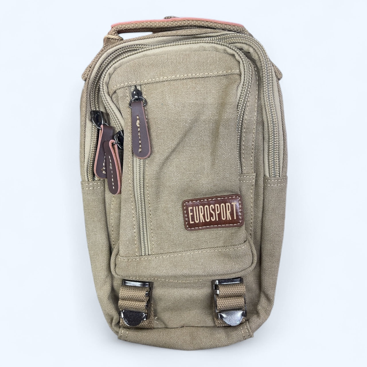 Khaki Canvas Bag                              #B418