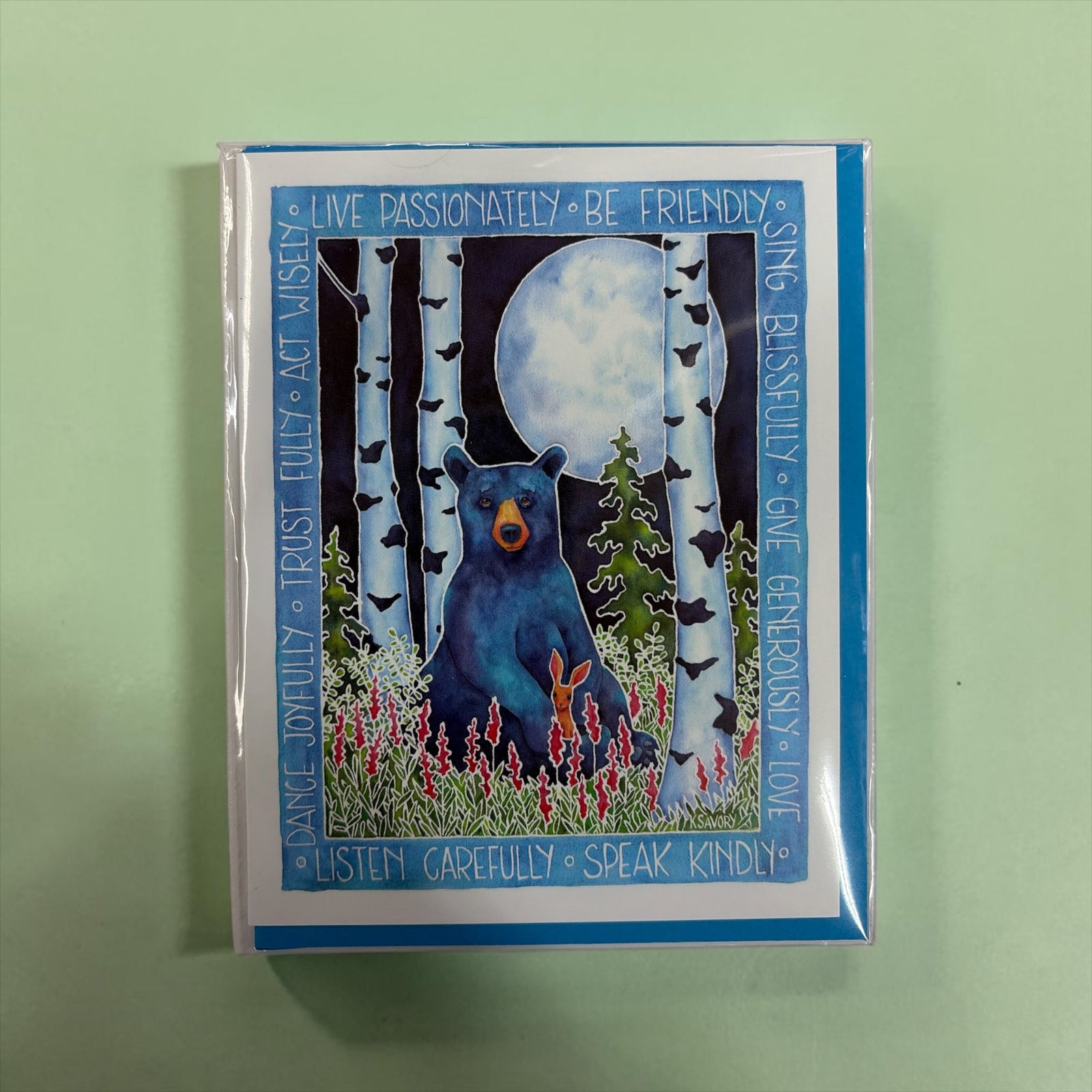 Crossing The Divide Greeting Card