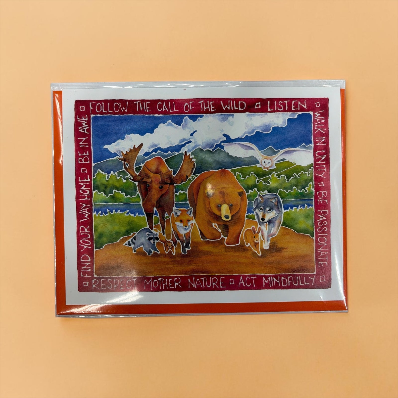 When Wildlife Unites Greeting Card