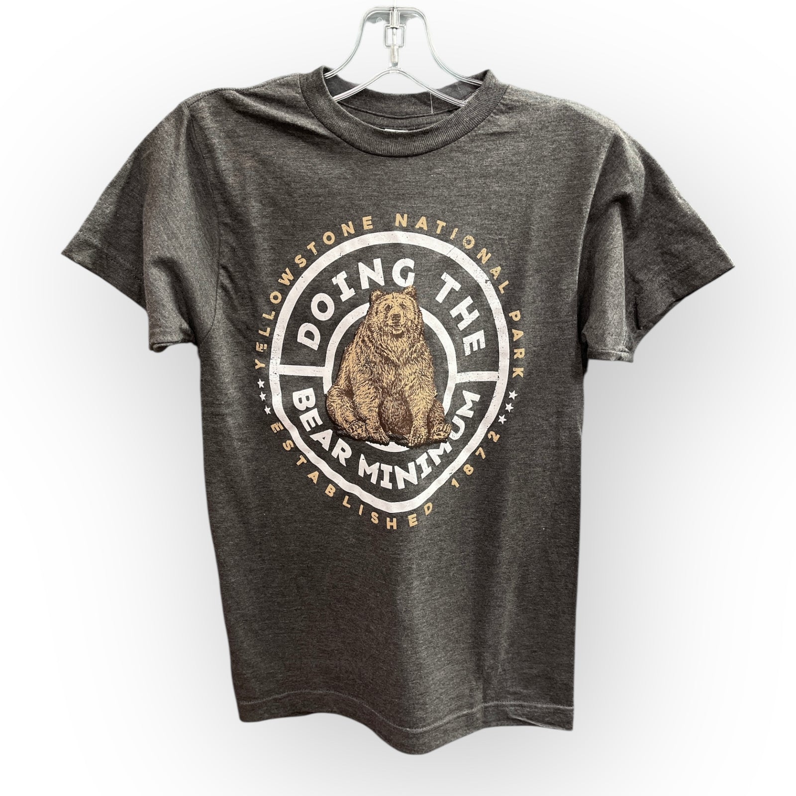 Bear Minimum T-Shirt - Heather Charcoal