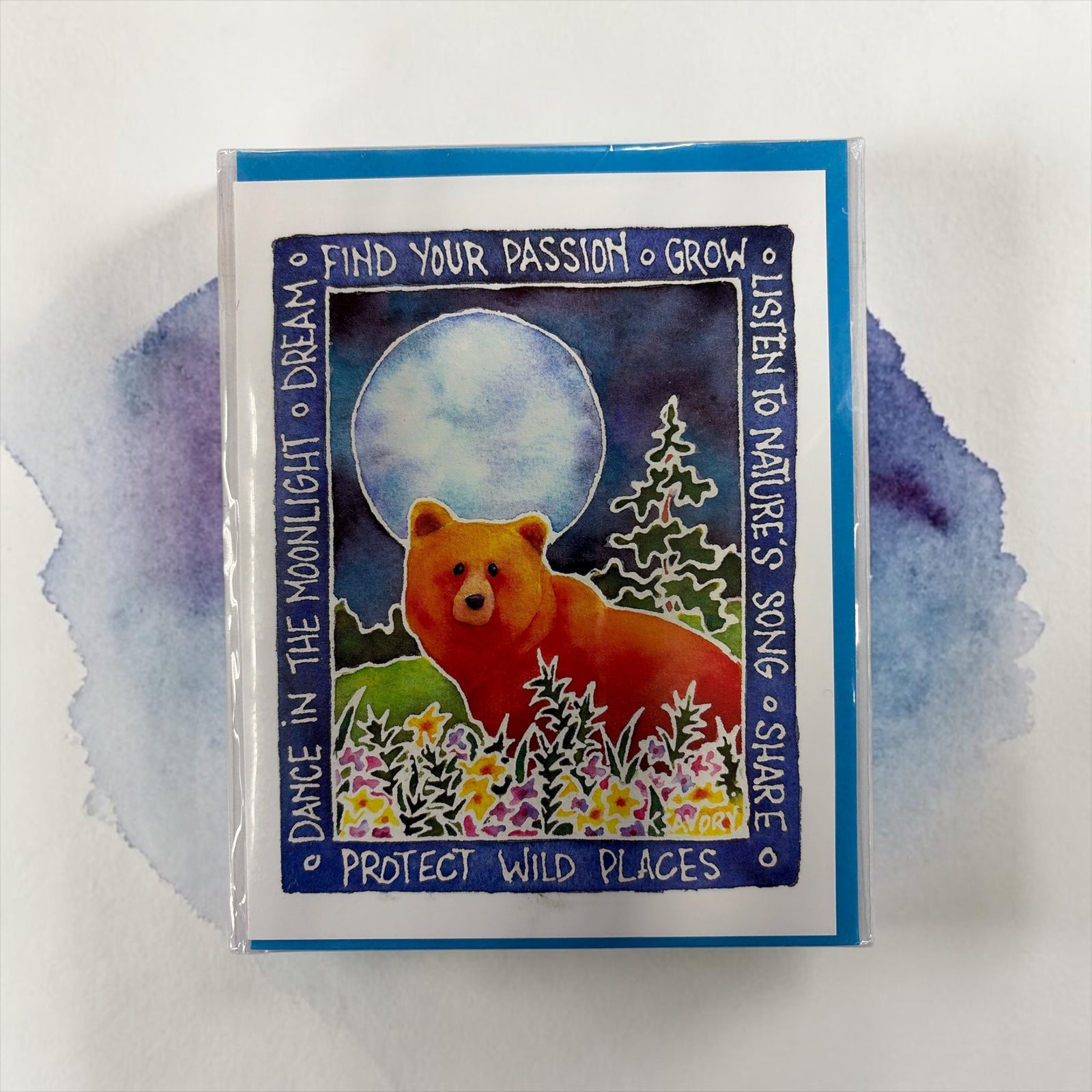Full Moon Solstice Greeting Card
