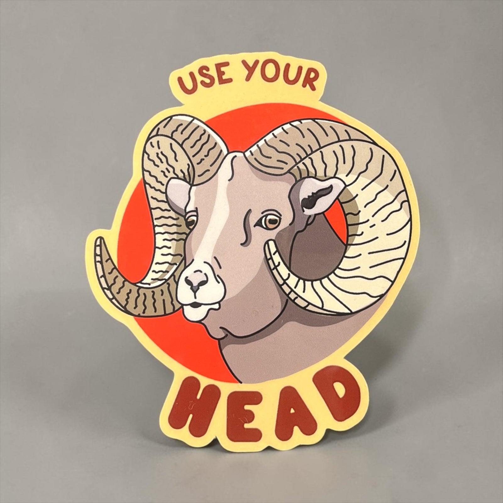 Use Your Head Sticker