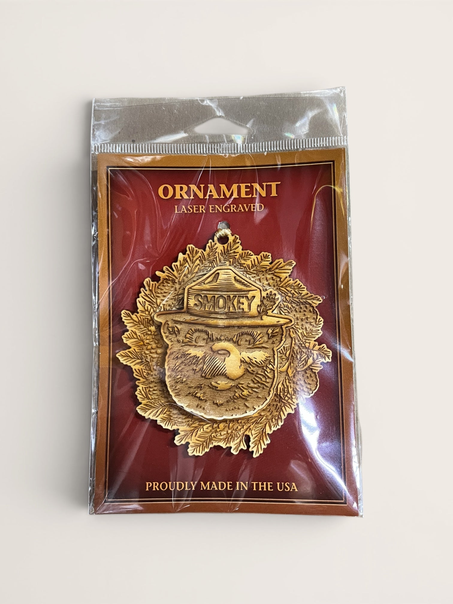 Smokey Bear Face Ornament                   #SB615-1199