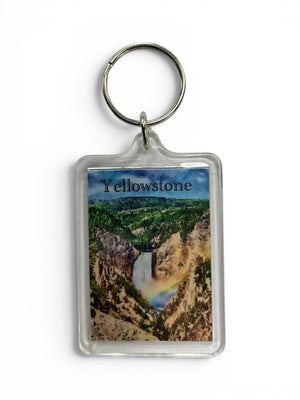Yellowstone Rectangular Keychain