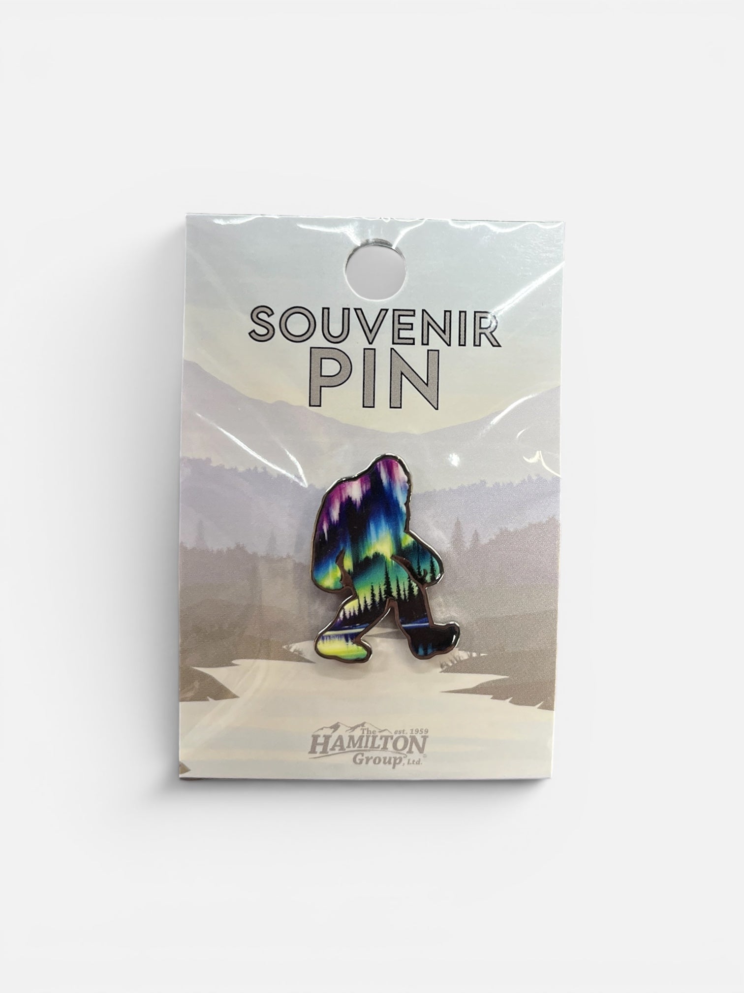 Bigfoot Northern Lights Pin        #895-1353