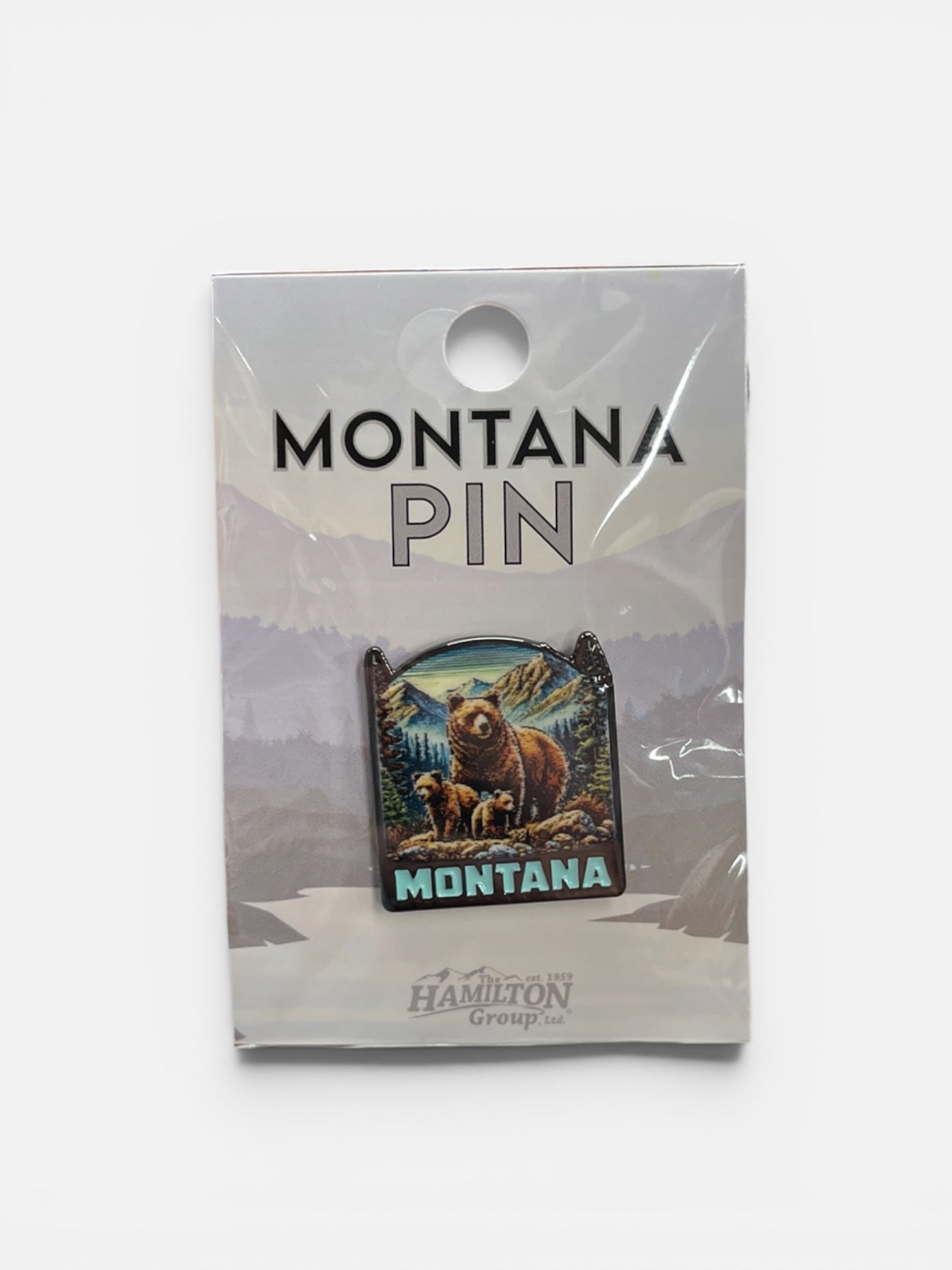 MT Grizzly W/ Cubs Pin           #895-1335