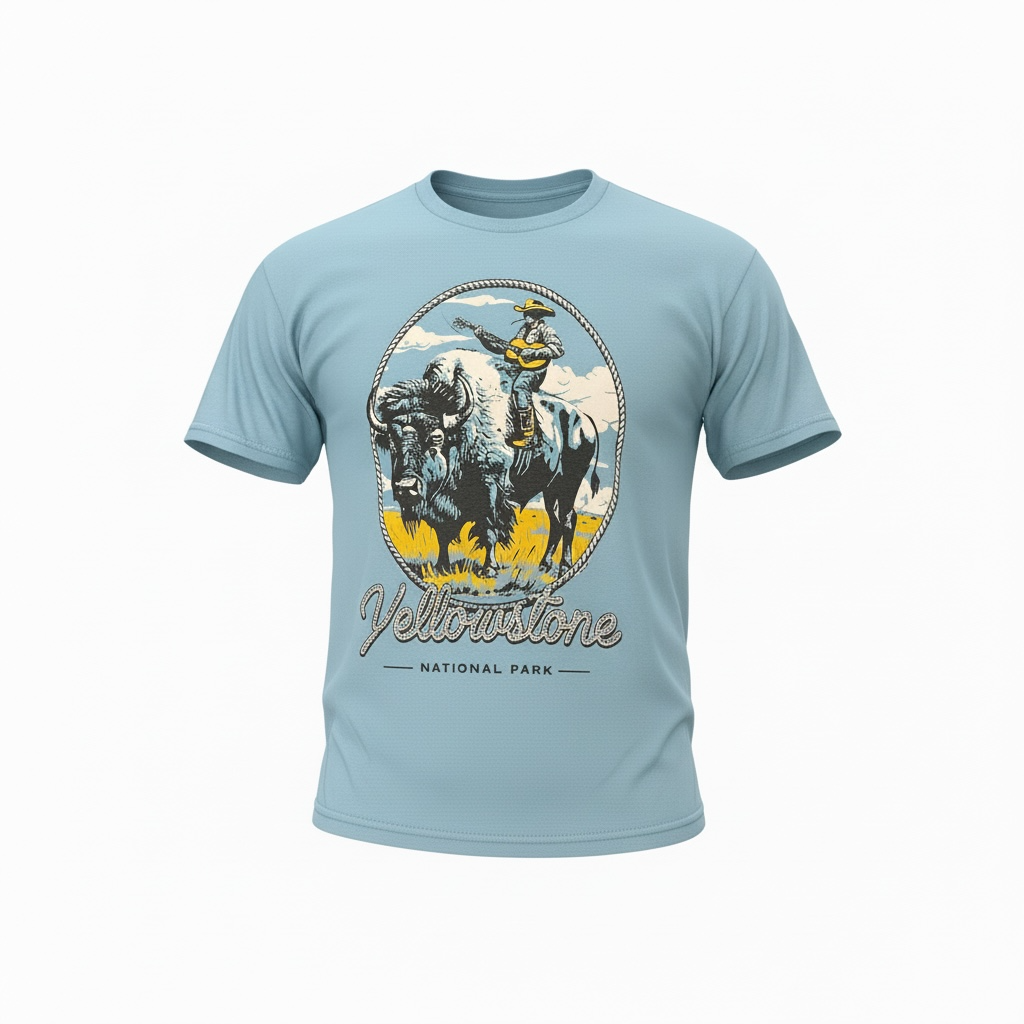 Adult Buffalo Ballad YNP T-Shirt                                    #28723