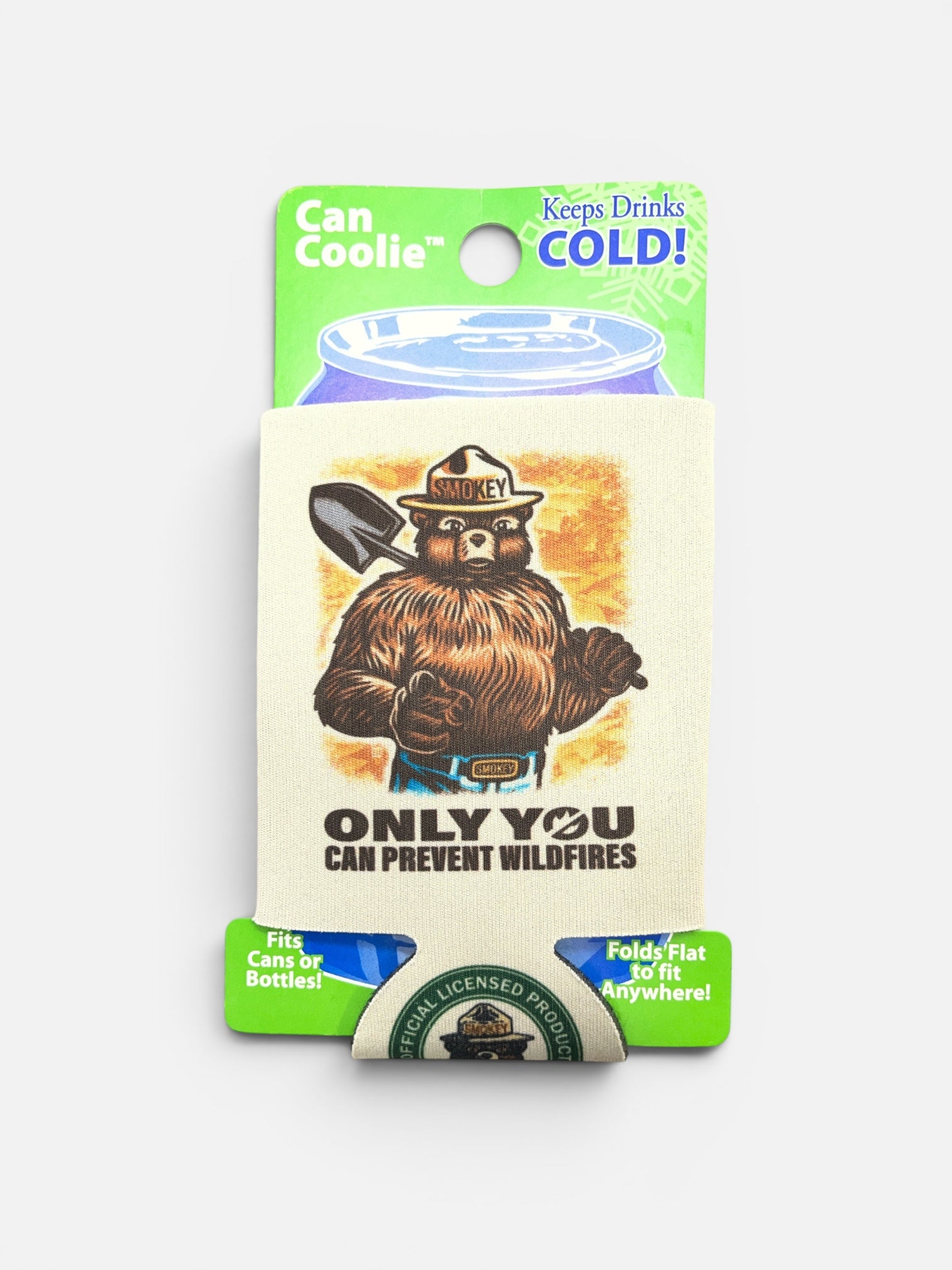 Big Chest Smokey Bear Can Cooler           #SB160-1196