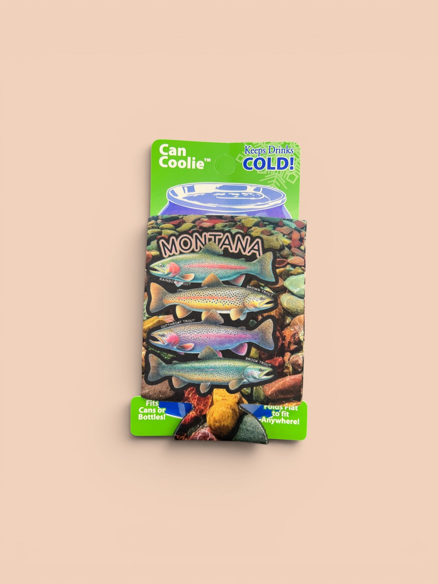 MT Trout Collage Can Cooler           #160-1344