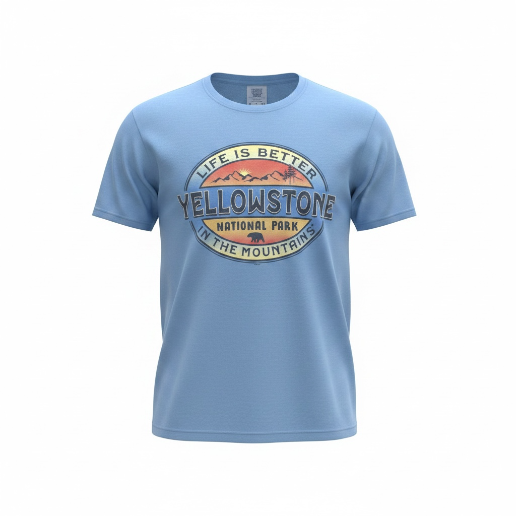 Life is Better T-Shirt                                        #SF19060 MT Buckley Oval Bear