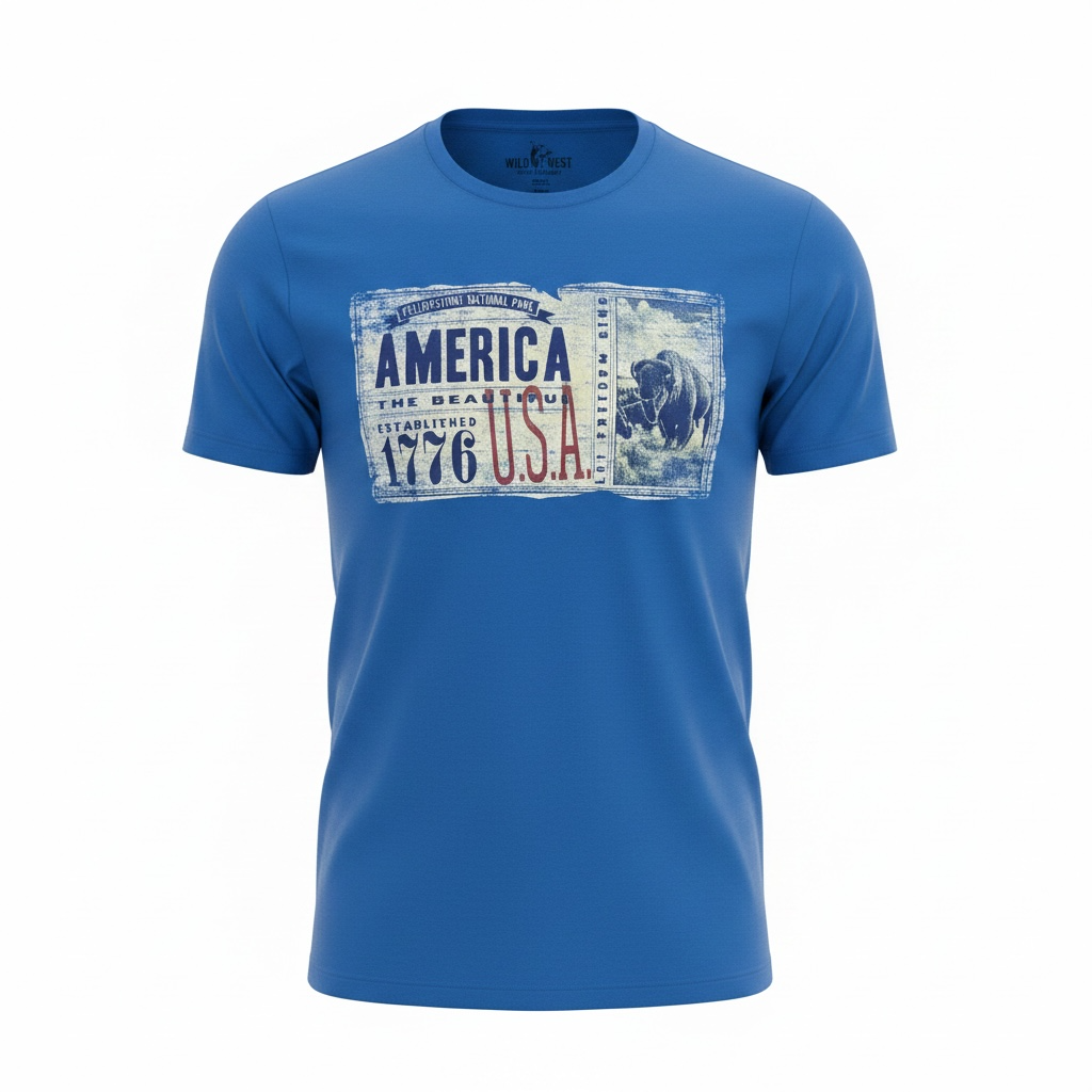 Blue YNP America T-Shirt                              #29619