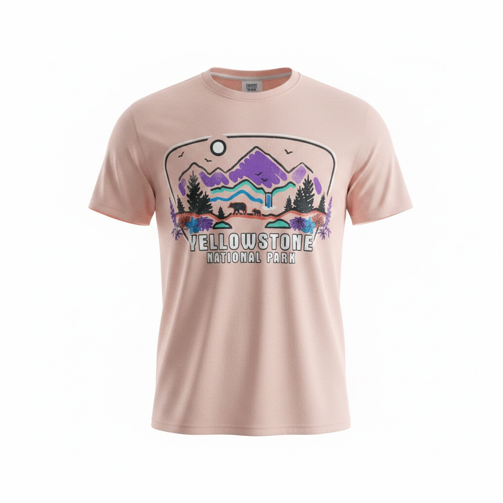 Ramsey Cascade Bear YNP T-Shirt                              #SF19085