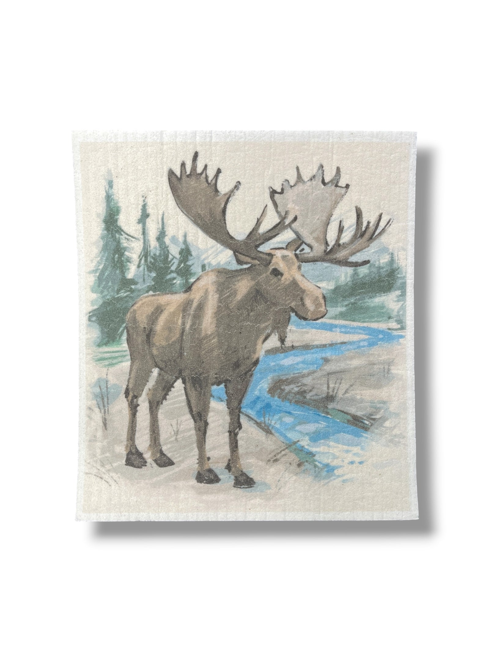 Moose Swedish Dishcloth