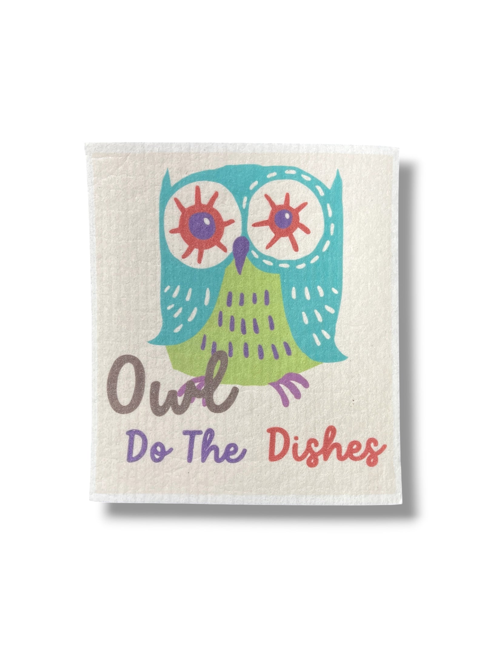 Owl Do The Dishes Swedish Dishcloth