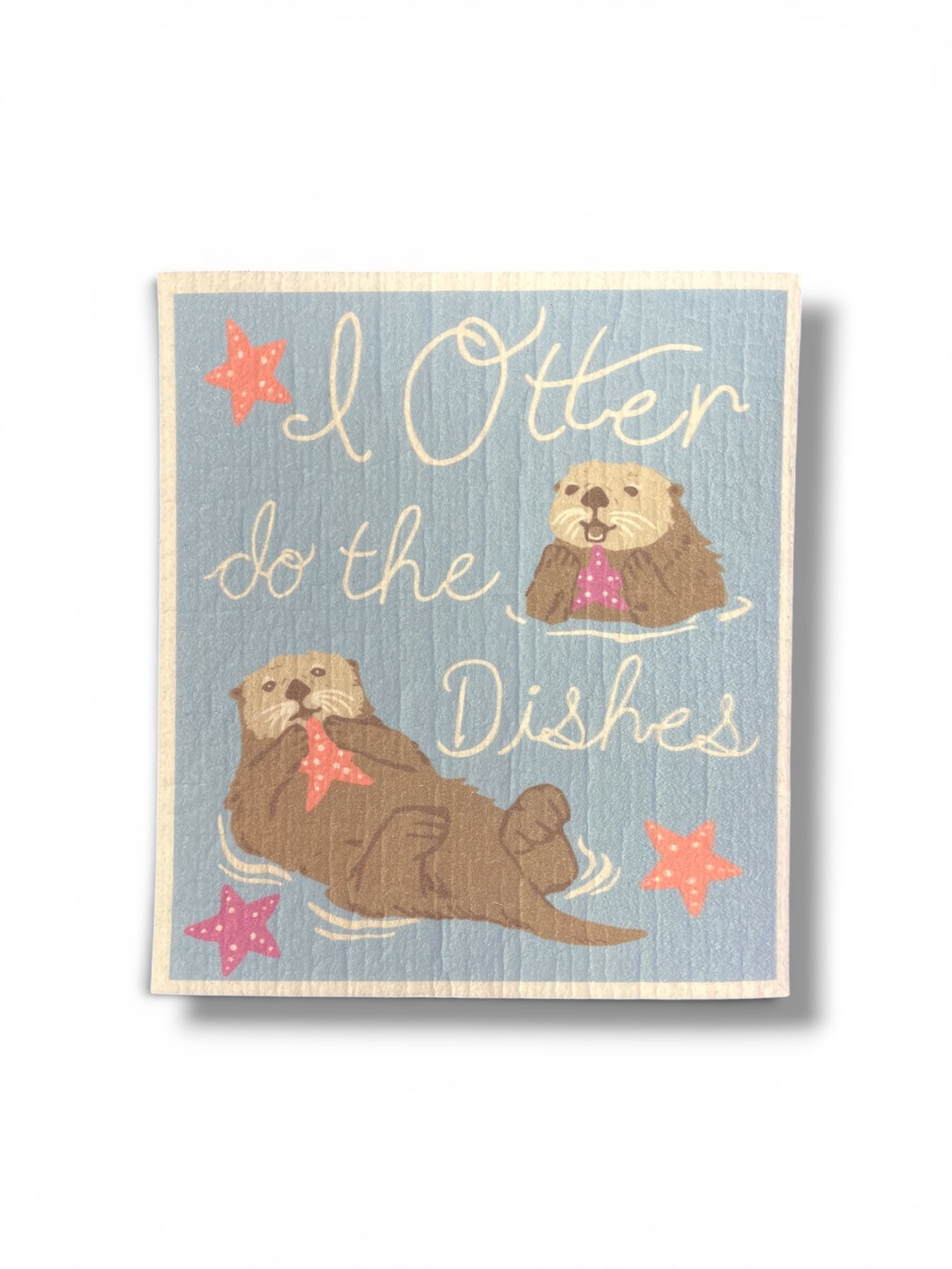 I Otter Do The Dishes Swedish Dishcloth