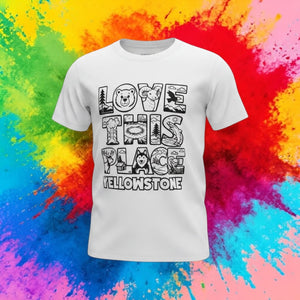 Love This Place Scribble Tee